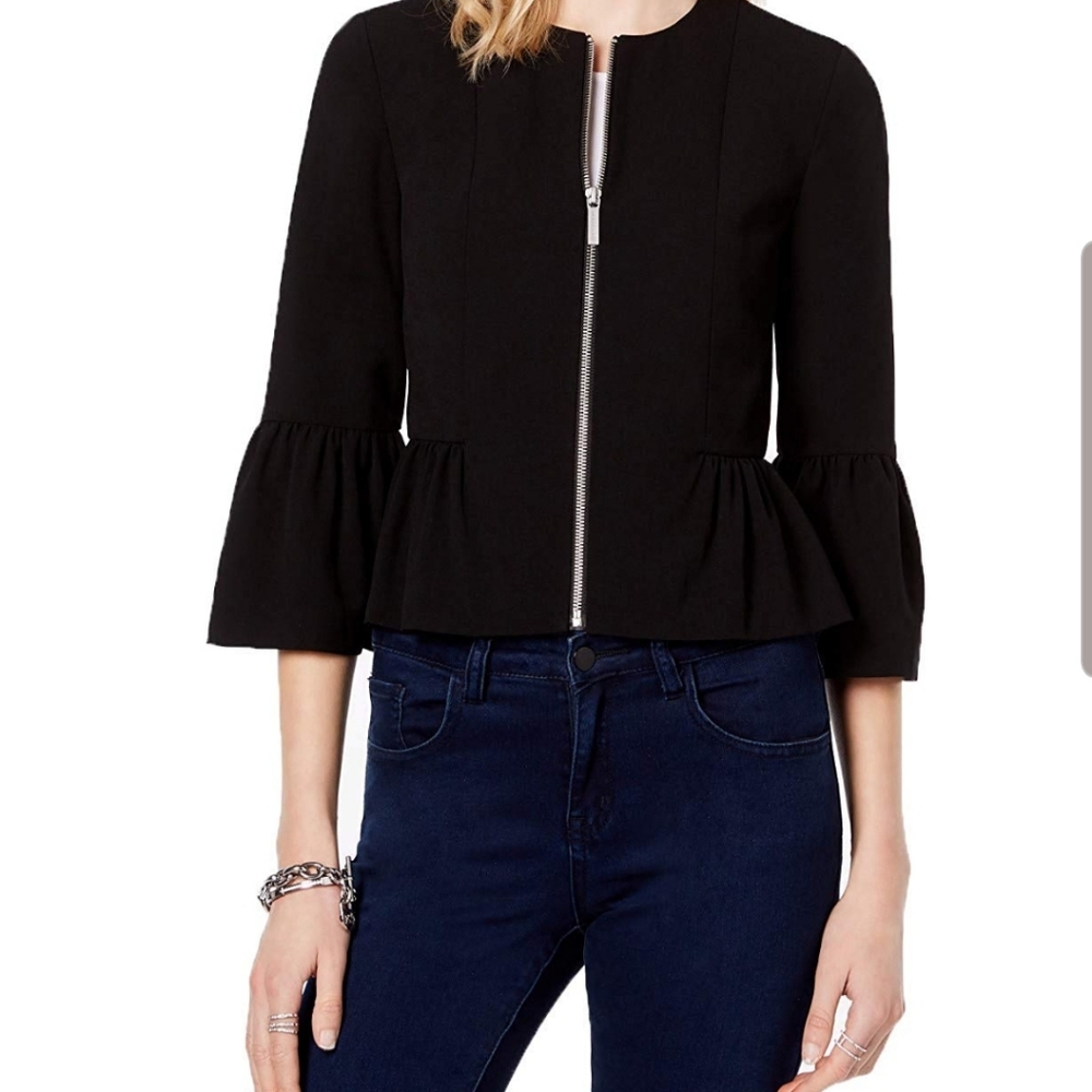 Michael Kors NWT Peplum moto jacket